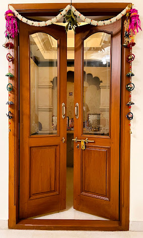 Beautifully polished wooden door showcasing Rocket Brand finish